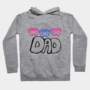 dad of triplets Hoodie